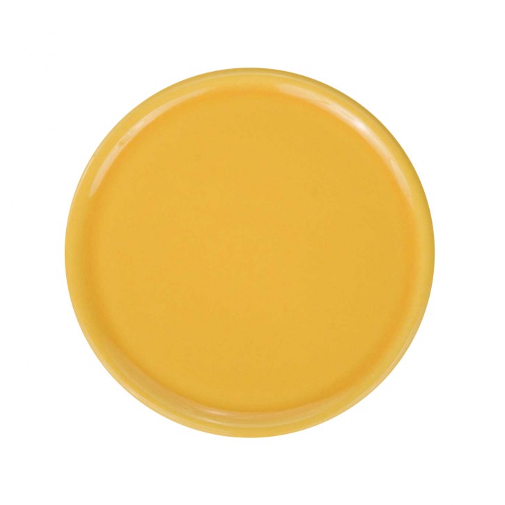 Keramik-Unterteller gelb